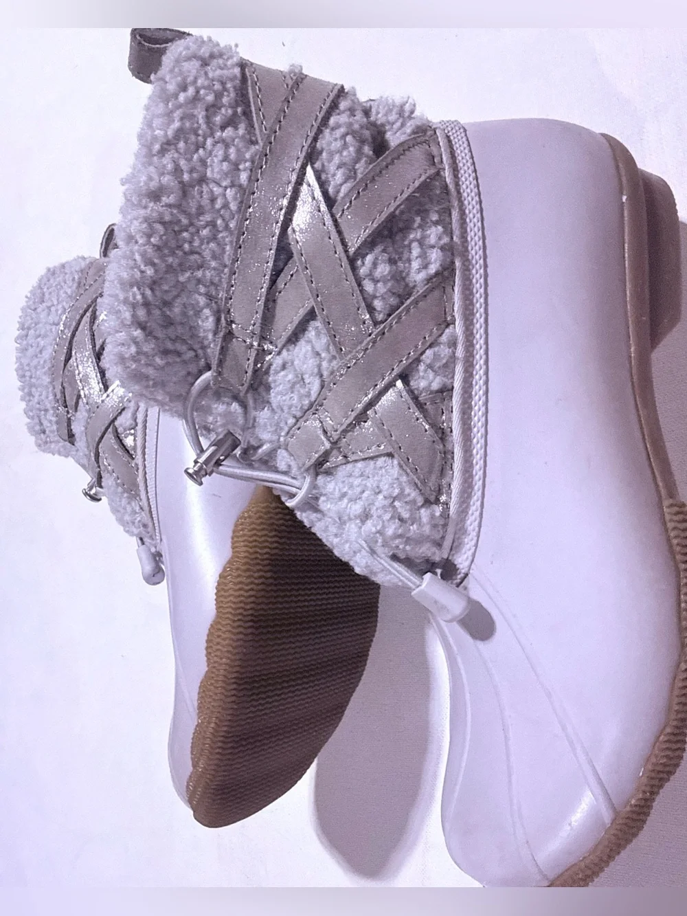 Sperry Women’s Shoes - White and Gray Interior Label